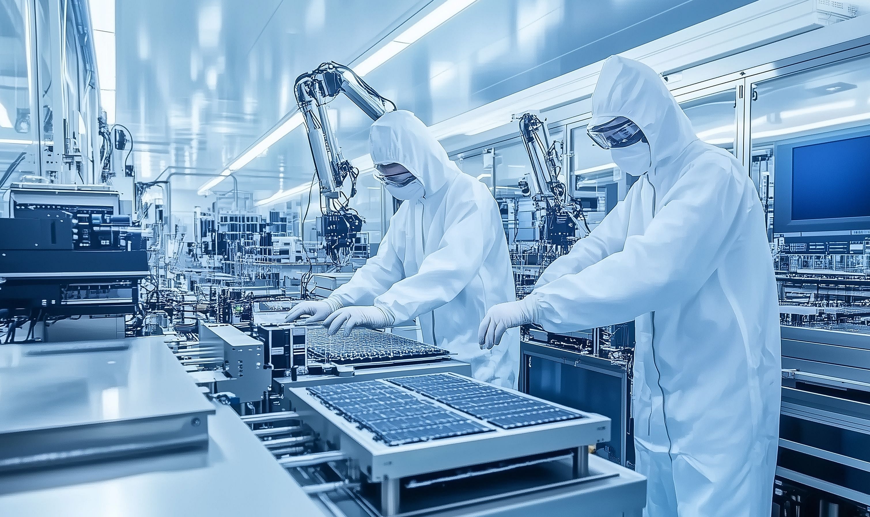 Halbleitertechnik, Chip-Herstellung