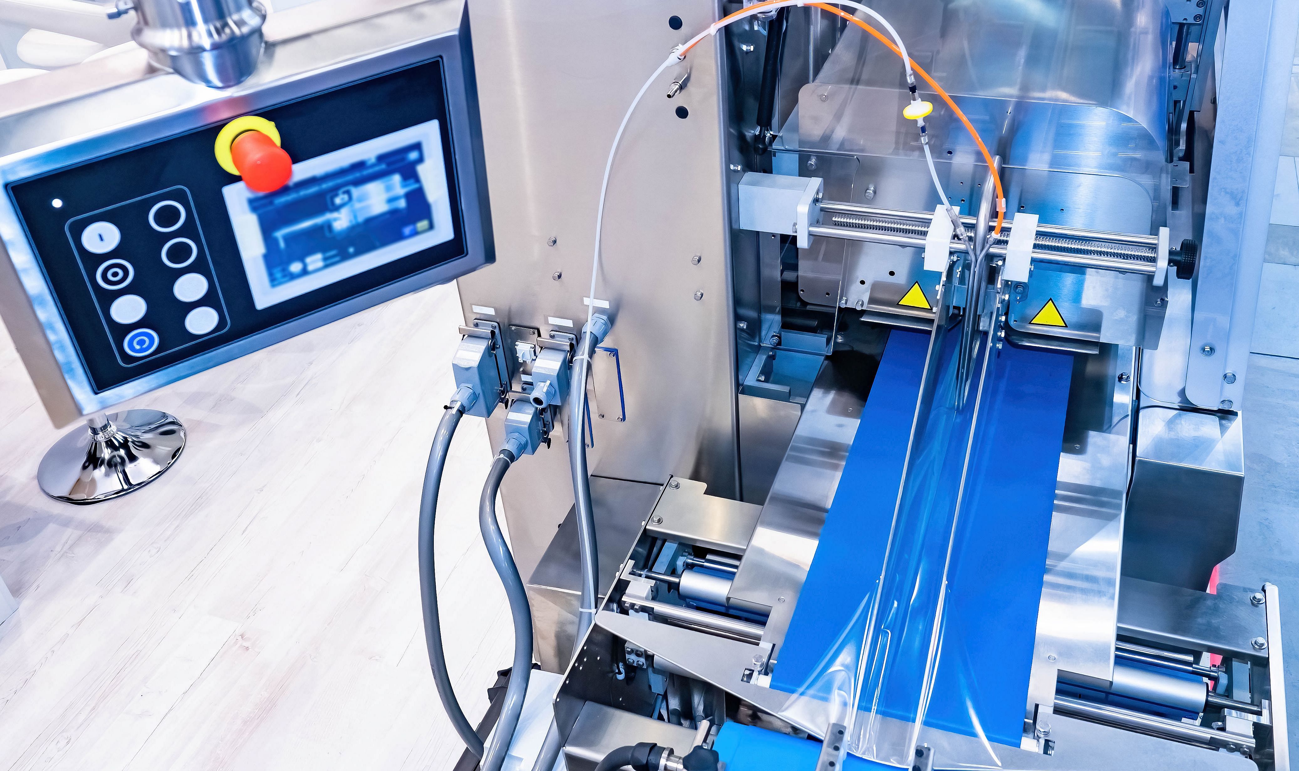 Lebensmitteltechnik, Verpackungsanlage für Lebensmittel